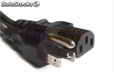 VDE plug EEUU power cord para computadora O.D.:6.8mm，（0.08 28pieces） 3C