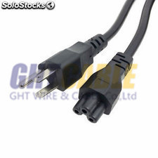 VDE plug EEUU power cord para portátil O.D.:5.6mm，（0.07 16pieces） 3C