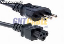 VDE plug Italia power cord para portátil O.D.:5.6mm，（0.07 16pieces） 3C