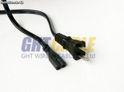 VDE plug power cord plano O.D.:5.6mm， （0.08 28pieces） 2C&quot;