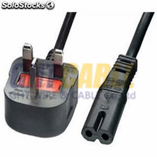 VDE plug UK power cord O.D.:5.6mm， （0.08 28pieces） 2C