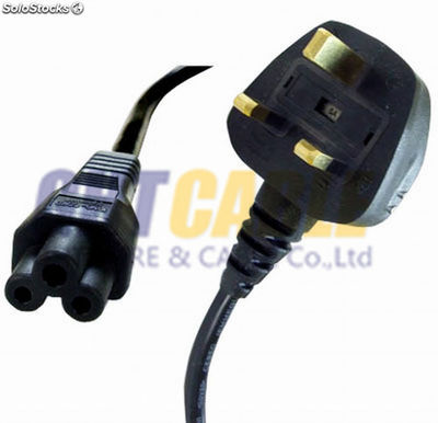 VDE plug UK power cord para portátil O.D.:5.6mm，（0.07 16pieces） 3C