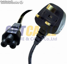 VDE plug UK power cord para portátil O.D.:5.6mm， （0.08 20pieces） 3C