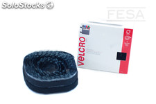 Velcro sticky back negro rollo 19MM x 4M caja/3 fesa
