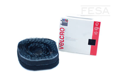 Velcro sticky back negro rollo 19MM x 4M caja/3 fesa