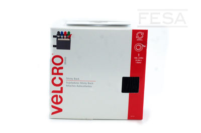 Velcro sticky back negro rollo 19MM x 4M caja/3 fesa - Foto 3
