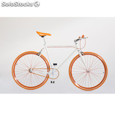 Vélo Fixie 7 Frames Orange