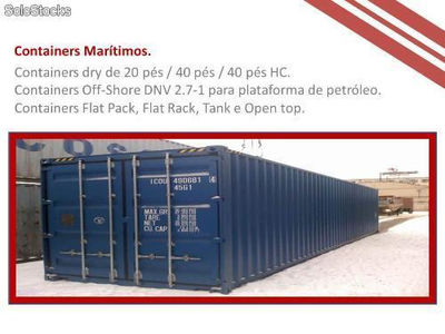 Venda de Containers Paraná, Santa Catarina, Rio Grande do Sul e São Paulo