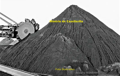 Venda de minério de manganês ferro cassiterita e nióbio