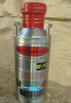 Vendas de mercúrio vermelho cilindro c/ 34,5 kg só r$ 400 mil usd o kg
