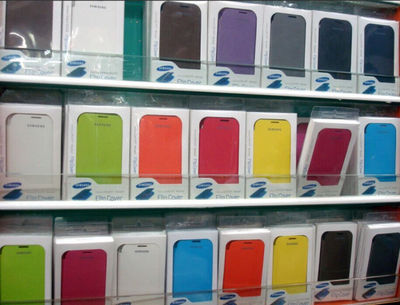 vender SamsungS4/s5/s3, Note3/4/2 Copy original leather protección casos