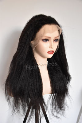 Vendita all&amp;#39;ingrosso lace parrucca con capelli veri ricci - Foto 2