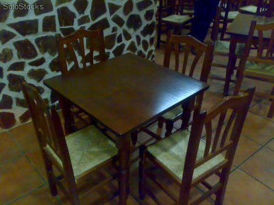 Vendo mesas y sillas para restaurante