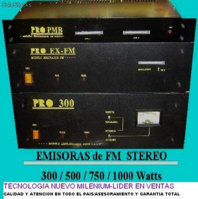 venta de radios de fm de 300 watts nuevas y equipadas stereo a $ 6500.- - Foto 2