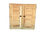Ventana madera natural cierre hermético 120cm X 120cm - Foto 4
