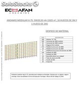 Vente échafaudage modulaire 50X20,50 (180)
