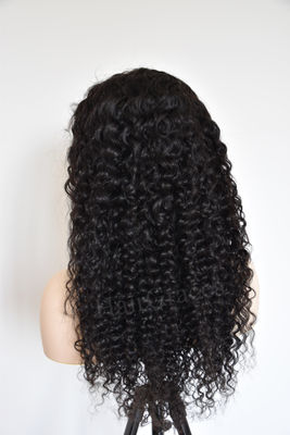 Vente en gros transparent lace perruque naturelle avec cheveux brésilien bouclé - Photo 4