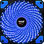 Ventilador Exeom Devil Azul 12cm Cooler Fan Ultra Silencioso - Foto 2