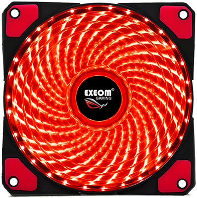 Ventilador Exeom Devil Rojo 12cm Cooler Fan Ultra Silencioso - Foto 2