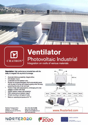 Ventilador industrial 100% solar / extractor industrial 100% solar - Foto 5