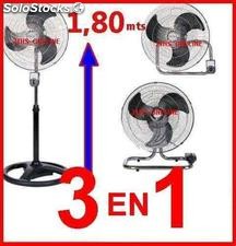 Ventilador Metalico Industrial 3 En 1 Metalico 1,80 Mts Gtia