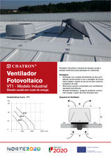 Ventilador o extractor industrial solar &gt;&gt;V1-2