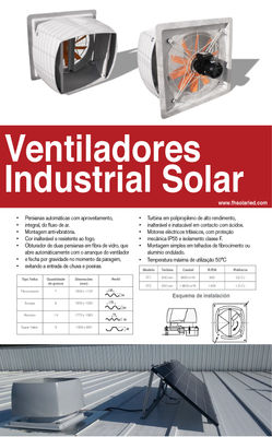 Ventilador o extractor industrial solar &amp;gt;&amp;gt;V1-2 - Foto 5