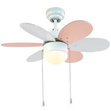 Ventilador techo Sulion Lollipop - Motor AC Bombilla Color blanco