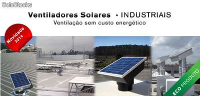 Ventiladores solar industrial eco 9000 - Foto 2
