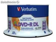 Verbatim DVD+r dl 8.5GB/240Min/8x Cakebox (50 Disc) 97693