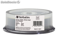 Verbatim m-disc bd-r xl 100GB/1-4x Cakebox (25 Disc) - Archivmedium