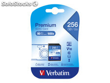 Verbatim sdxc-Card 256GB, Premium, Class 10, U1 - 45MB/s, 300x, Blister