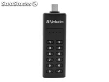 Verbatim USB 3.1 Stick 64GB, Typ C, Secure, Keypad - Retail