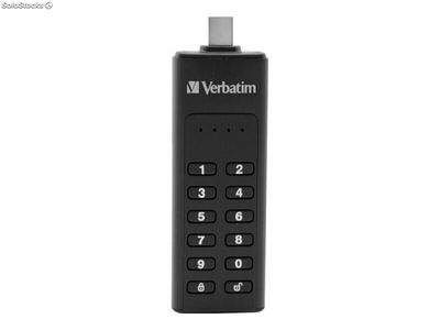 Verbatim USB 3.1 Stick 64GB, Typ C, Secure, Keypad - Retail