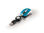 Verbatim USB Maus Go Mini Optical Travel Caribbean Blue retail 49022 - 2