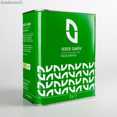 Verde Gaién - 2 L. Aceite de oliva virgen extra ecológico de cosecha temprana - Foto 2