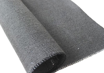 Vermiculite coated fiberglass fabric