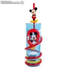 Verre avec la canne 3D Mickey Mouse