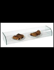 Verre neutre en cristal courbe 1220x250x140 mm