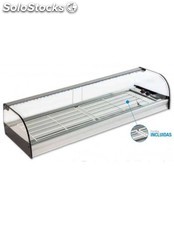 Verre refrigere (verre bombé) avec grilles mod fr 200 / mesures 2000X410X250 mm.