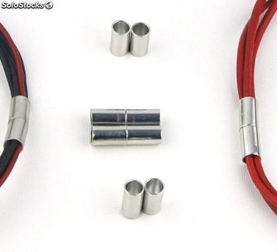 Verschlüsse Magnet für Armbänder 6 mm Lederband zum Umhängen