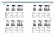 Vertical armario congelador refrigerador de acero inoxidable