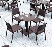 Vertige Chaise terrasse restaurant - Résine tressée CHR