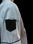 veste de cuisine à manches courtes ,chemise unisexe en blanc et noire - Photo 4