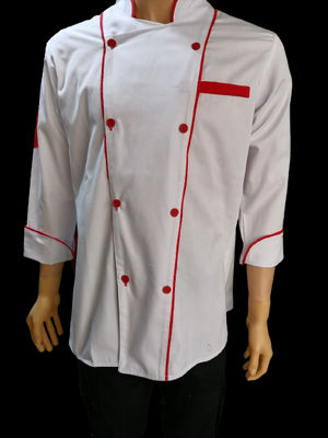 veste de cuisine chef en deux couleurs - Photo 3