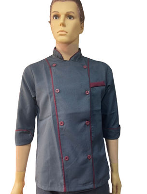veste de cuisine gris unisexe : style et fonctionnalité en cuisine