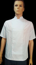 veste de cuisine professionnelle a manches court