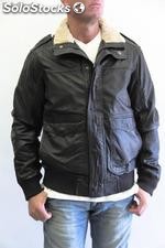 Veste en cuir Gerome jj44 noir