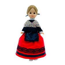 Vestido Alcarreña muñeca colección Sintra, Simona Folk Artesanía, Mari&#39;s,