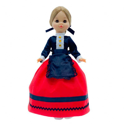 Vestido Burgalesa muñeca colección Sintra, Simona Folk Artesanía, Mari&#39;s,